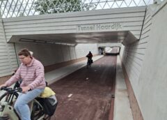 Glimlach en duim omhoog voor fietstunnel Haardijk