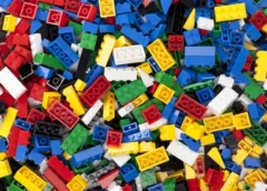 Festijn met Lego bouwblokjes in de Krim (gemeente Hardenberg)