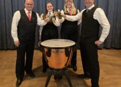 Muziekverenigingen Crescendo Kloosterhaar en Concordia Sibculo proosten op nieuwe samenwerking