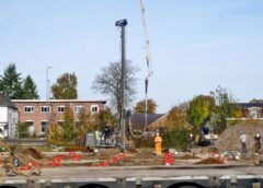 Bouw nieuwe supermarkt in Balkbrug
