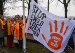 Hardenberg hijst vlag tegen geweld tegen vrouwen (met video)