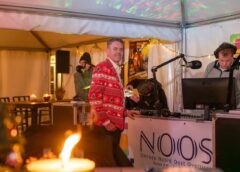 Omroep NOOS op locatie tijdens Midnightwalk