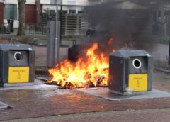 Brand bij containers