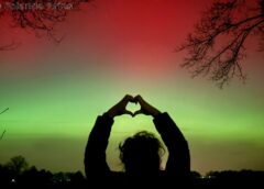 Fotoreportage Noorderlicht boven gemeente Hardenberg