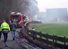 Videoreportage Brand in Drogteropslagen