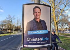 Alwin te Rietstap staat bijna jaarlijks op verkiezingsposters