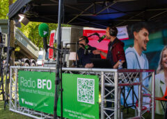 RTV4 live vanaf Bevrijdingsfestival met studenten Landstede