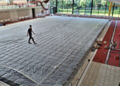 Kijkje bij de verkoelende renovatie van zwembad De Slag